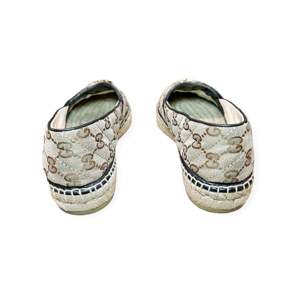 GUCCI GG Matelasse Canvas Monogram Logo Espadrilles Loafers Size EU 36.5… - Picture 7 of 12